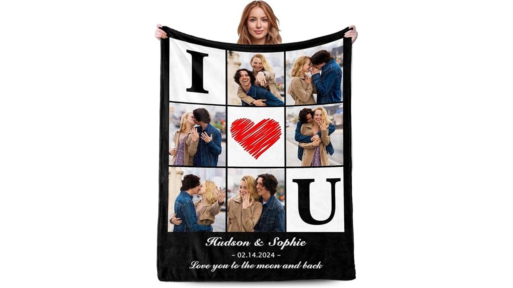 custom photo throw blanket