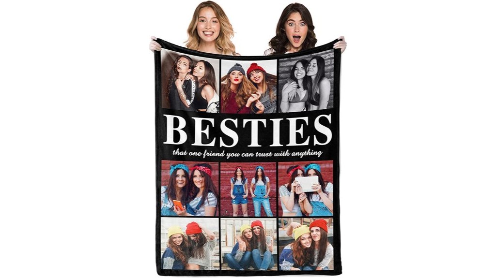 customized photo blanket gift