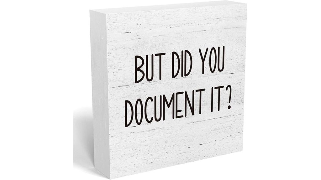 document your office work