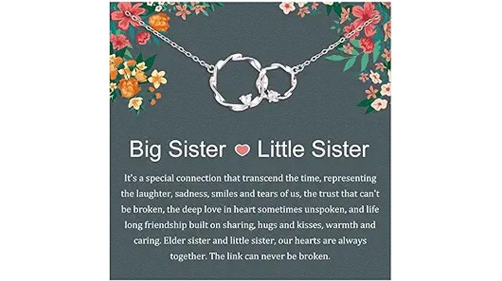 jewelry for loving sisters