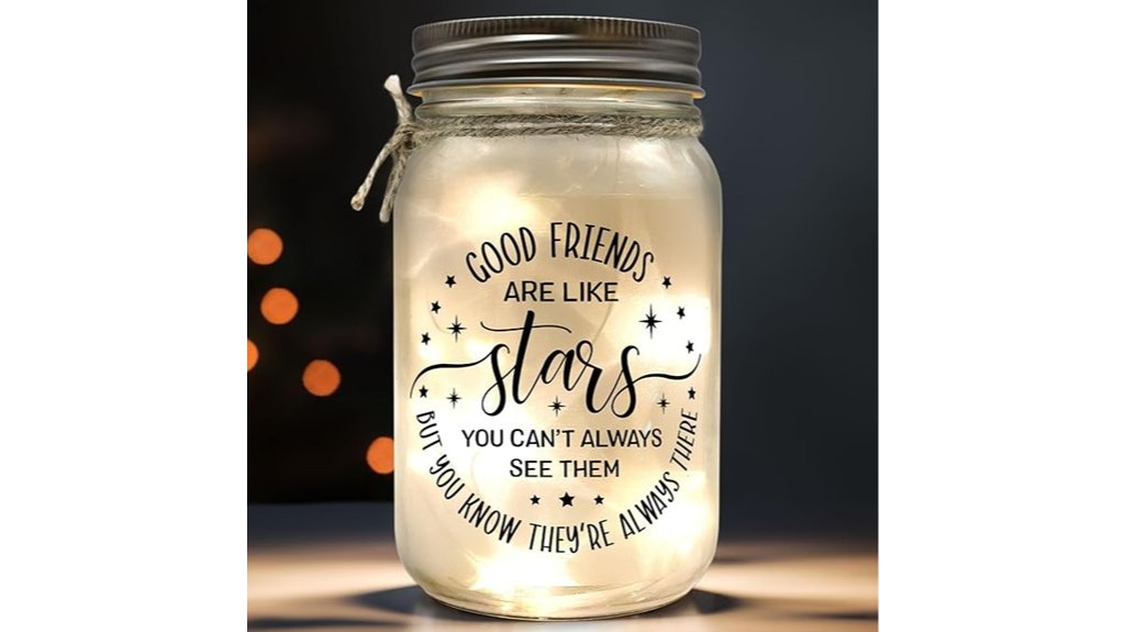 mason jar birthday lights