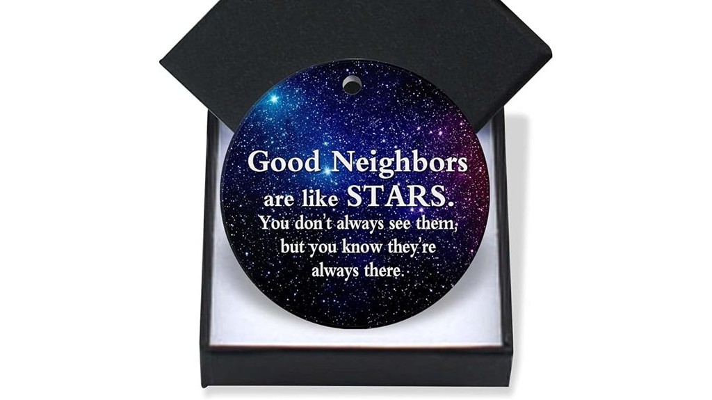 neighbor friendship christmas ornament
