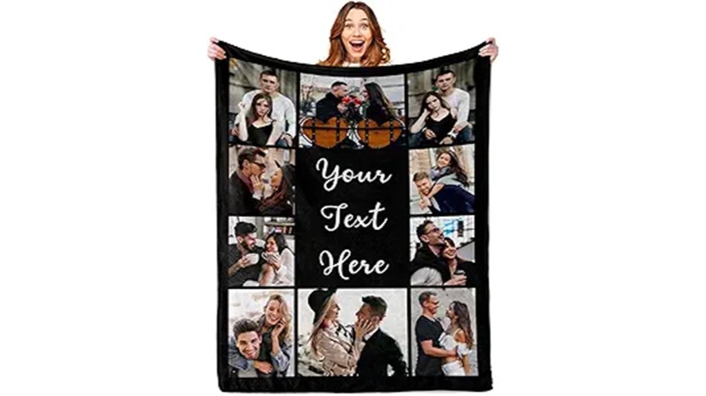 personalized photo blankets online