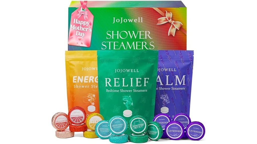 shower steamers essential oils
