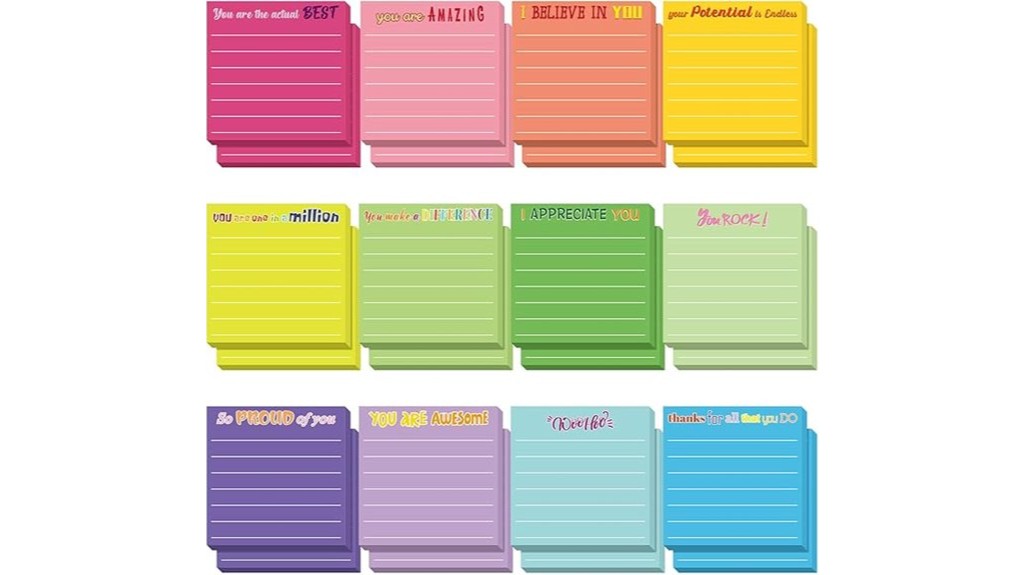 sticky notes for inspiration