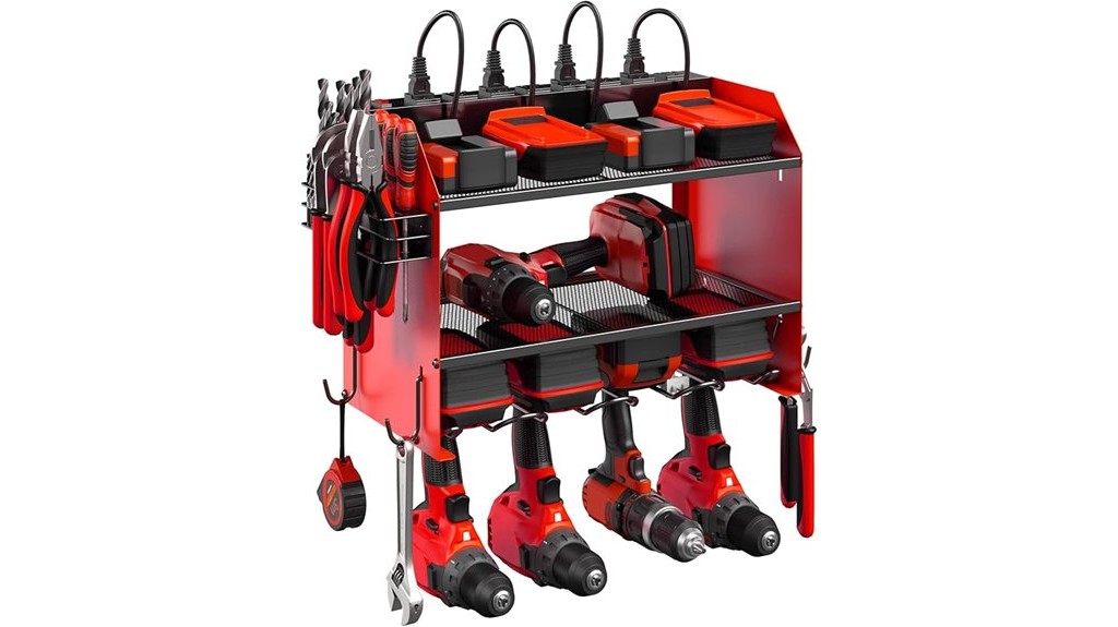 wall mounted power organizer