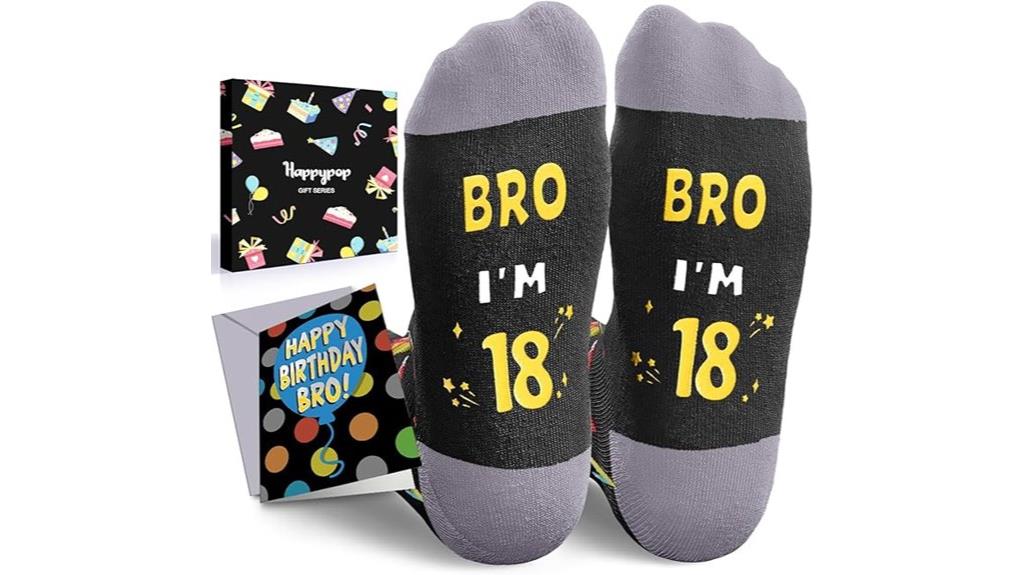 18th birthday boys socks
