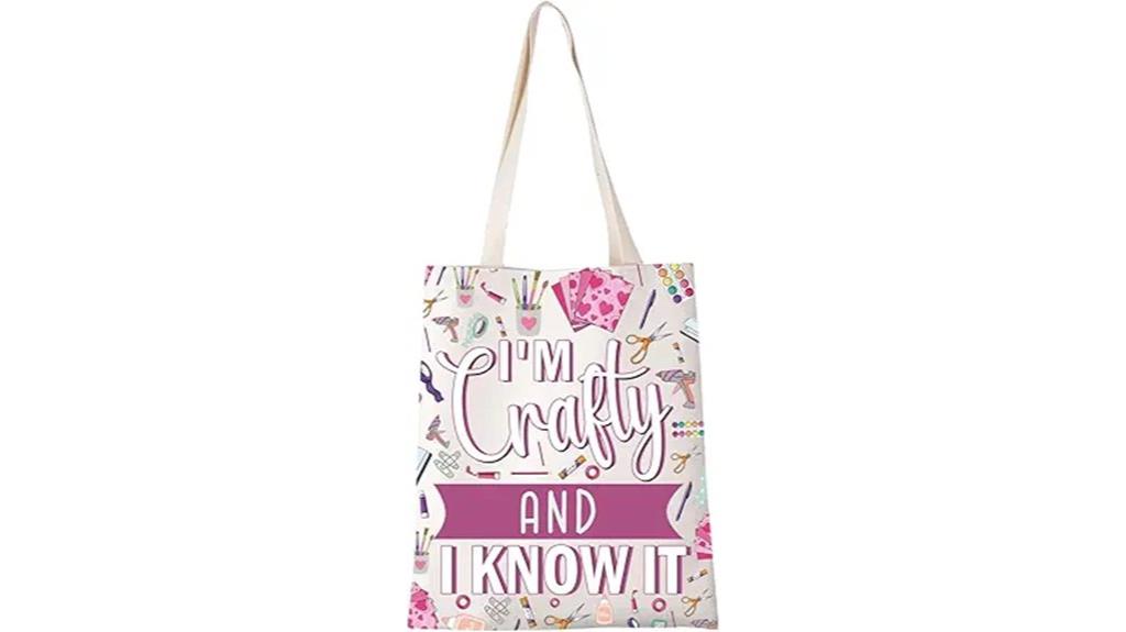 artistic sewing tote bag