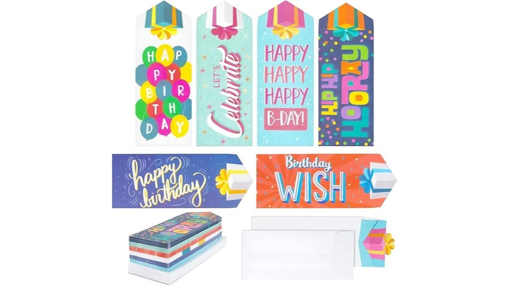 birthday cash gift envelopes