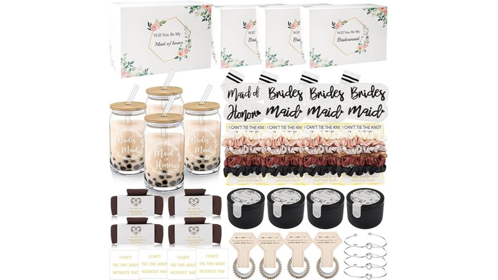 bridesmaid gift box set