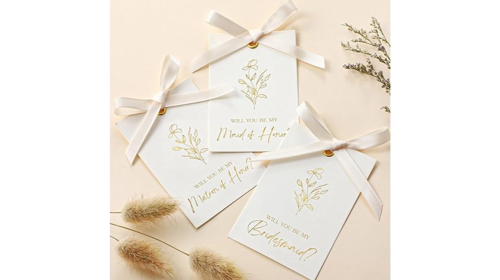 bridesmaid proposal card set