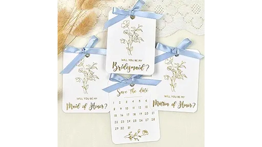 bridesmaid proposal card set