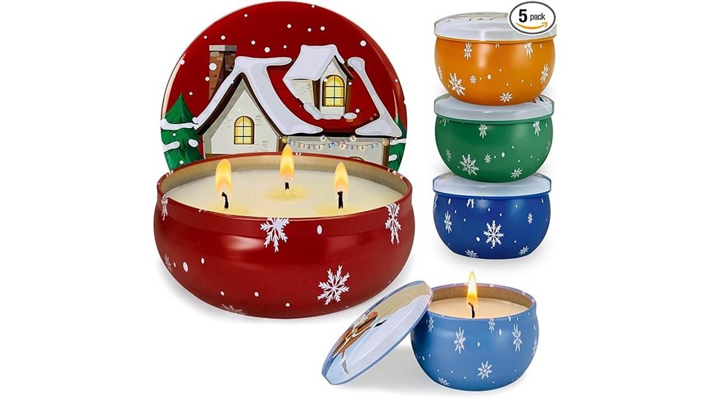 candles with christmas scent