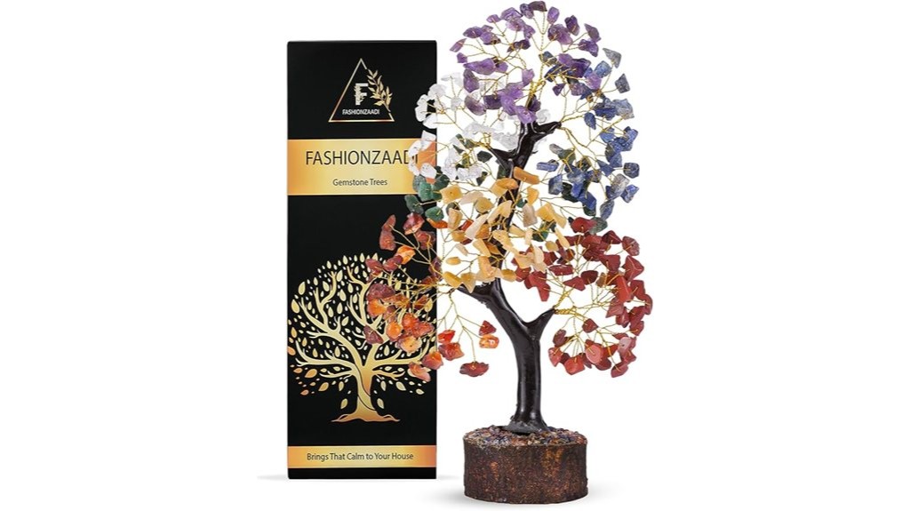 chakra healing crystal tree