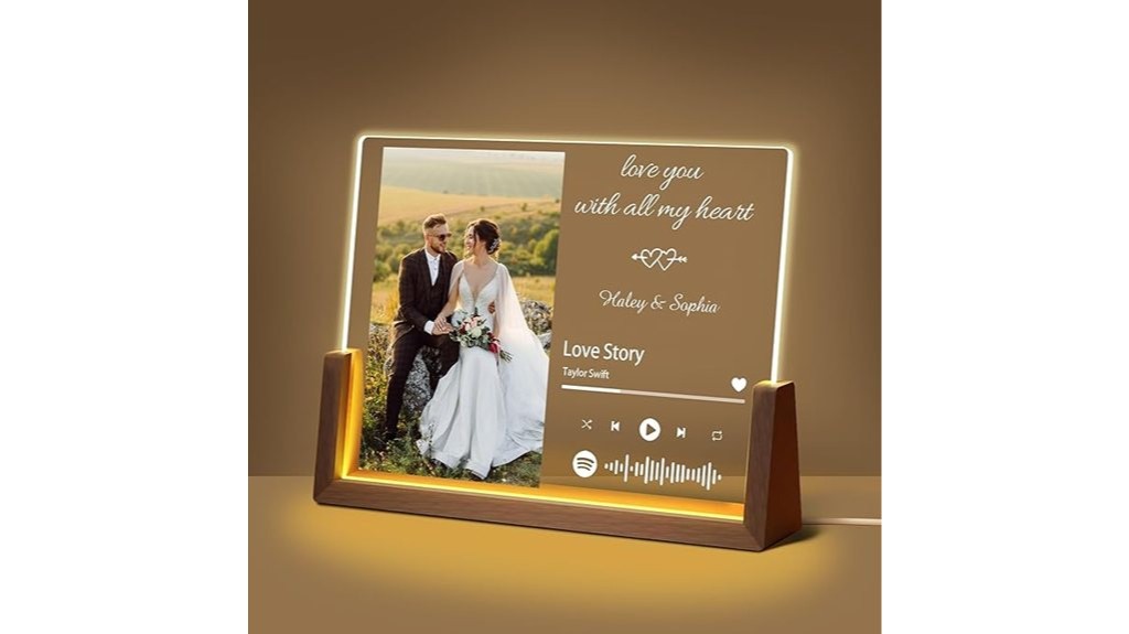 customized spotify plaque gifts