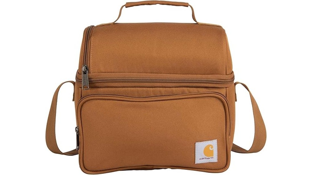 dual compartment lunch cooler