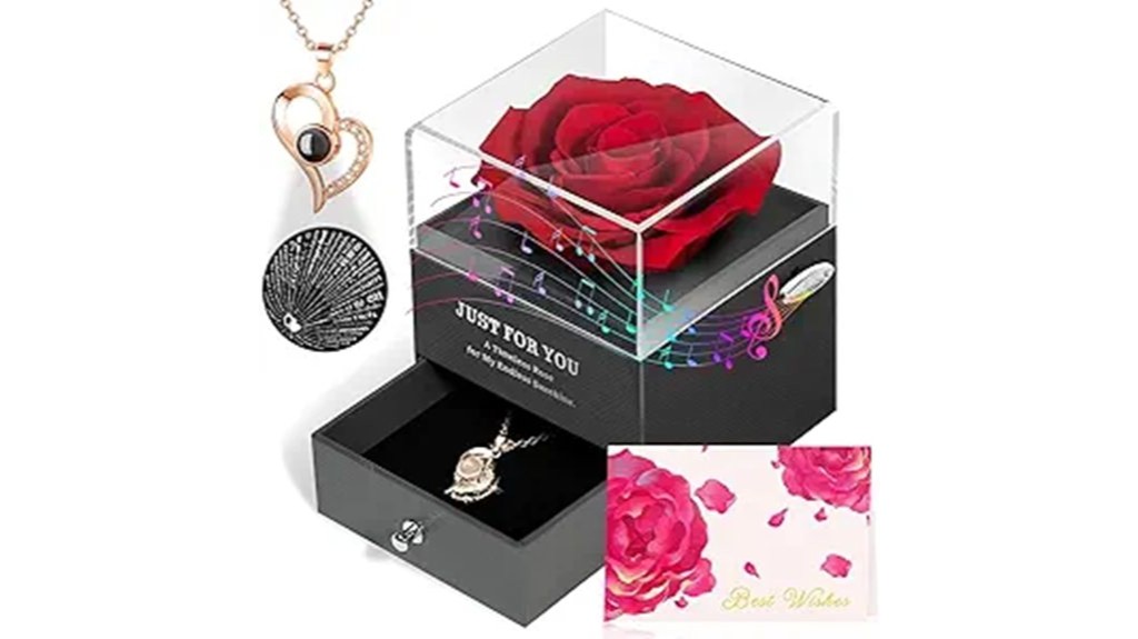 eternal rose music box