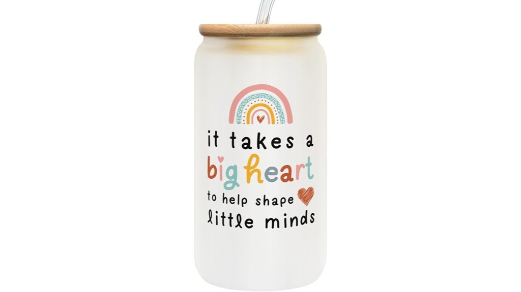 glass gift for teachers