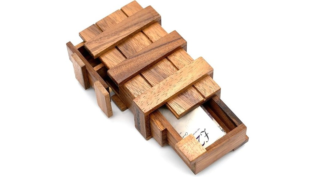 hidden compartment wooden puzzle