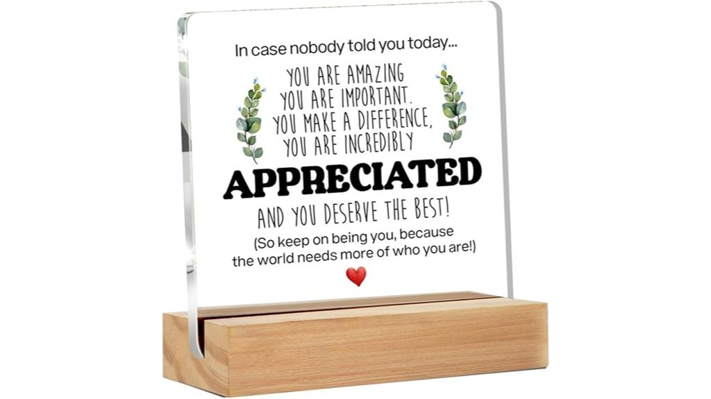 inspirational thank you gifts