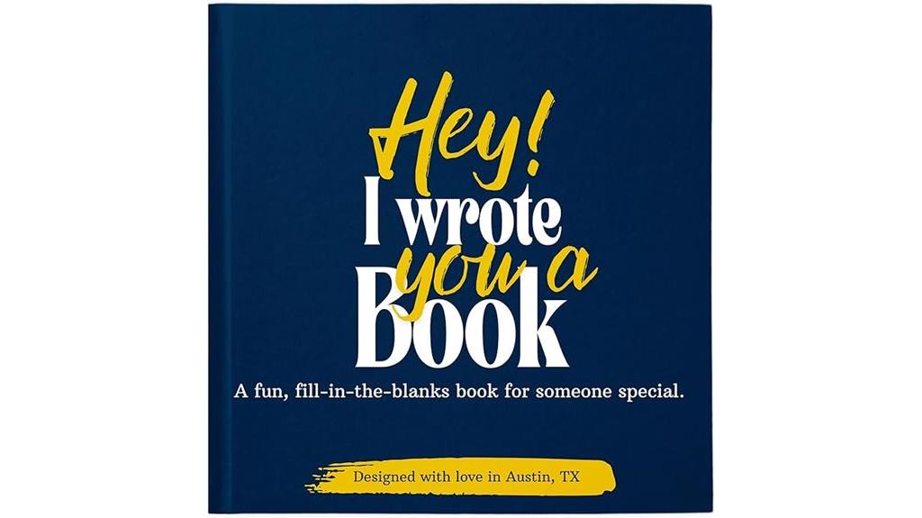 interactive fill in the blank book