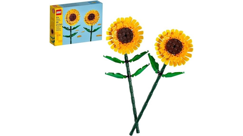 lego sunflowers building set