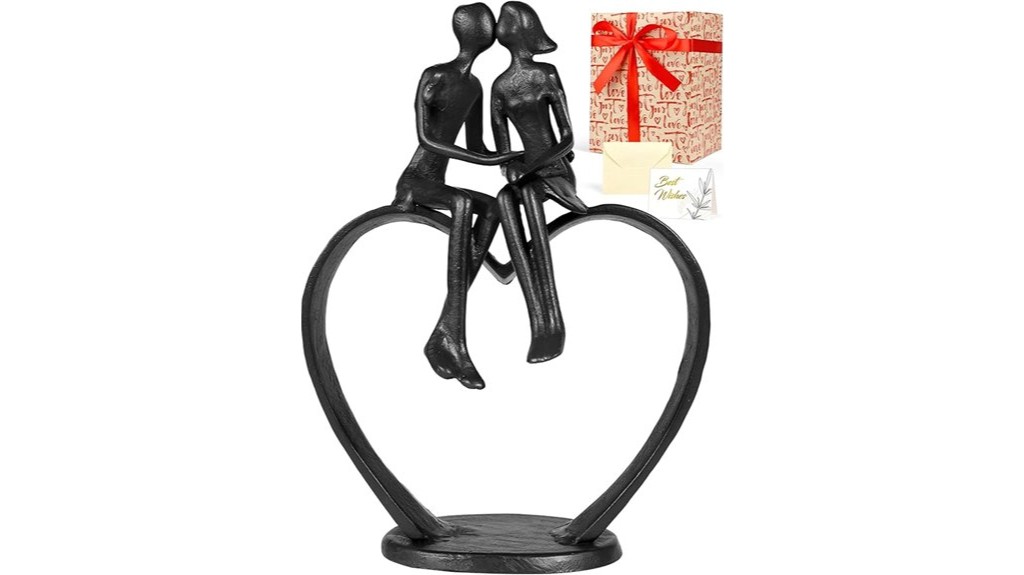 loving statue of couple