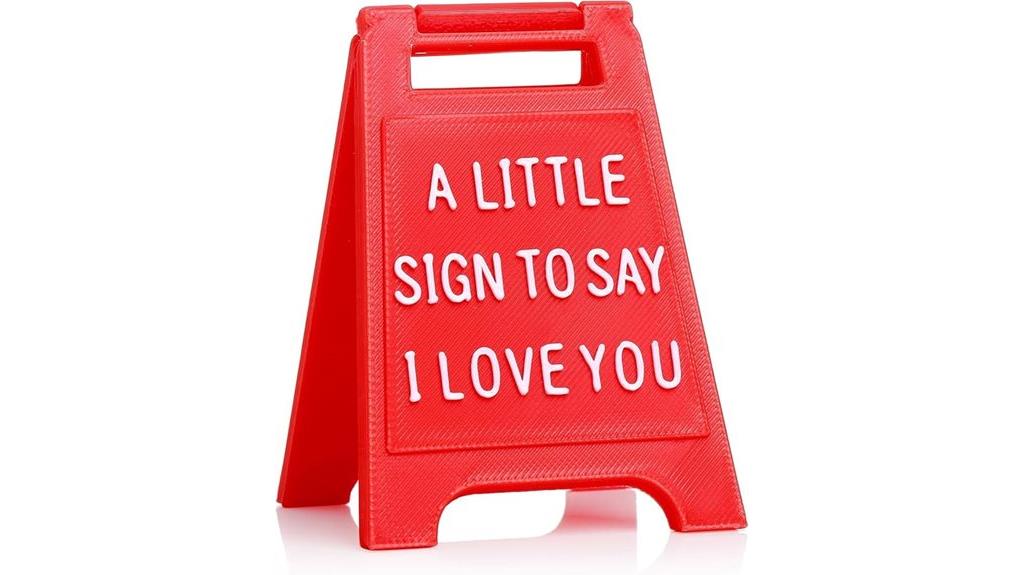 mini valentine love sign