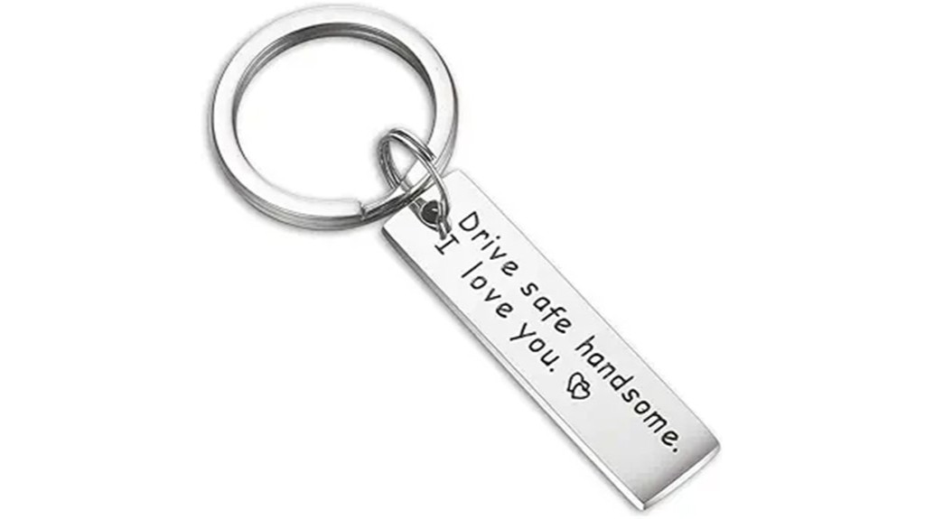 personalized husband keychain gift