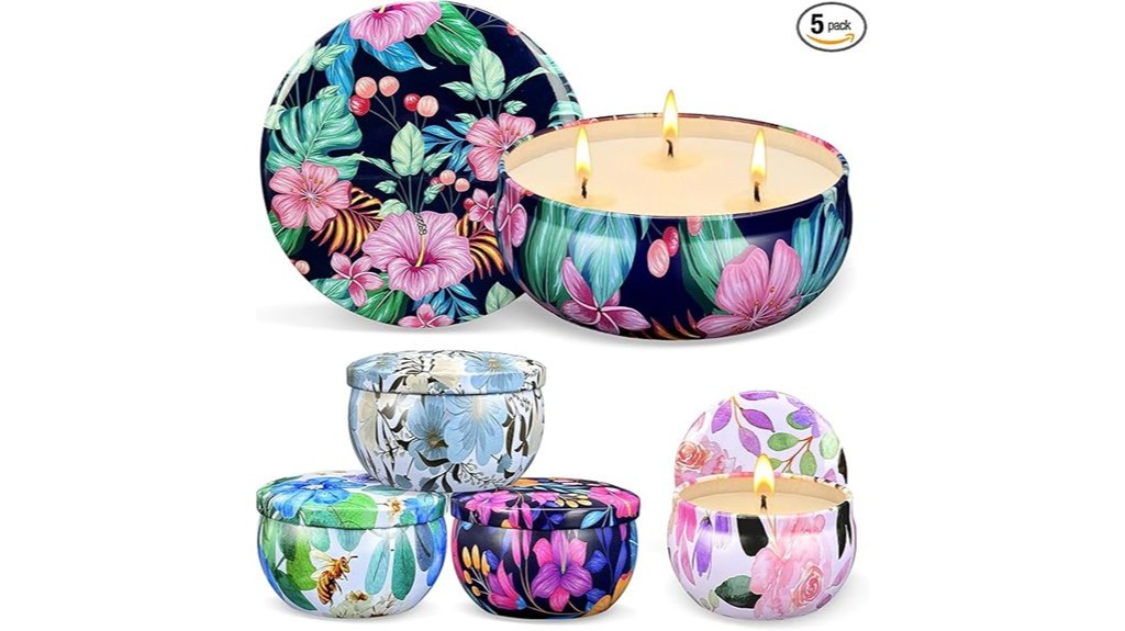 portable soy wax candles