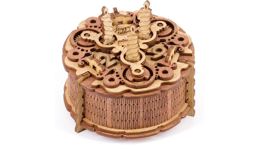 puzzle gift box cake