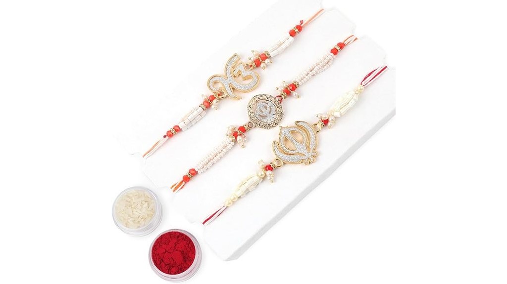 rakhi gift set trio