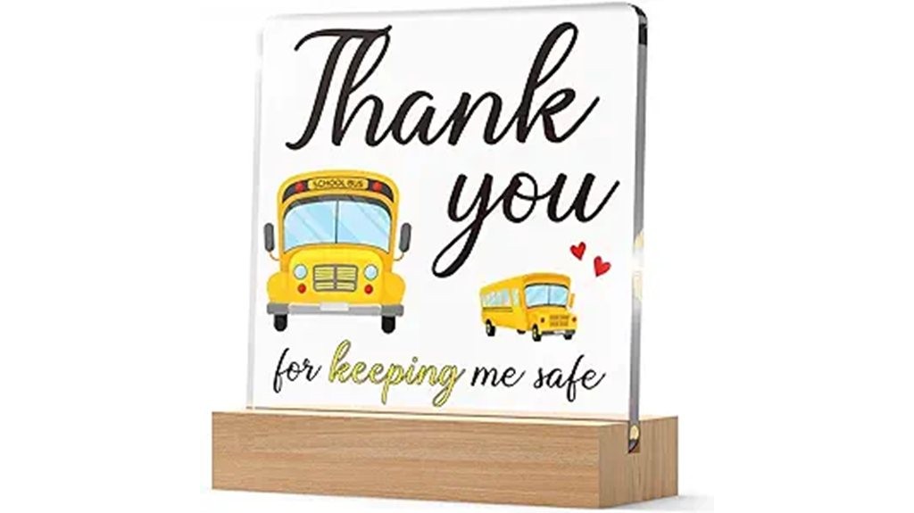 show gratitude to drivers