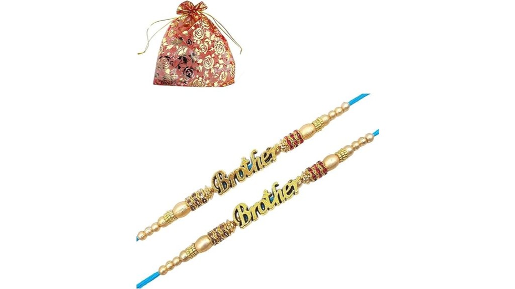 stylish rakhi set for brothers