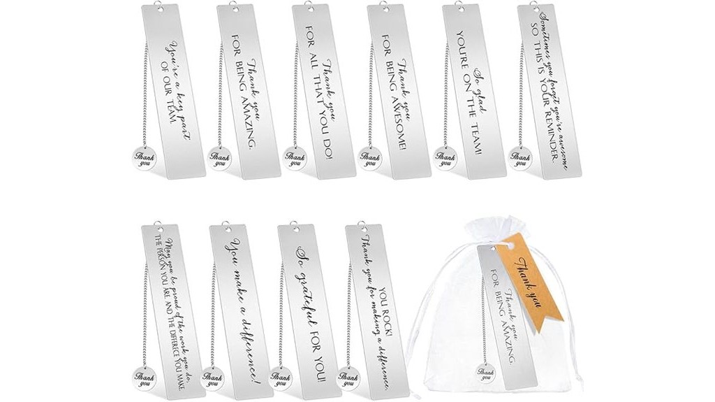 thank you bookmark bulk