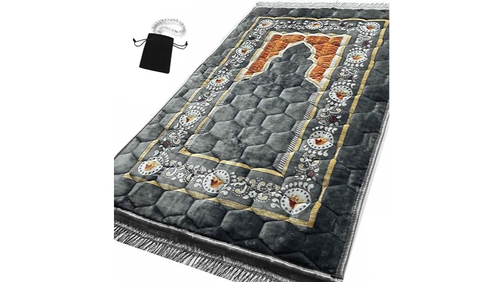 thick padded islamic prayer rug