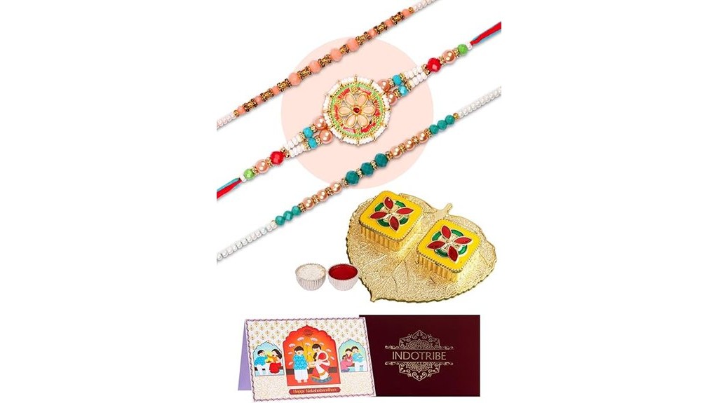 three rakhi gift set