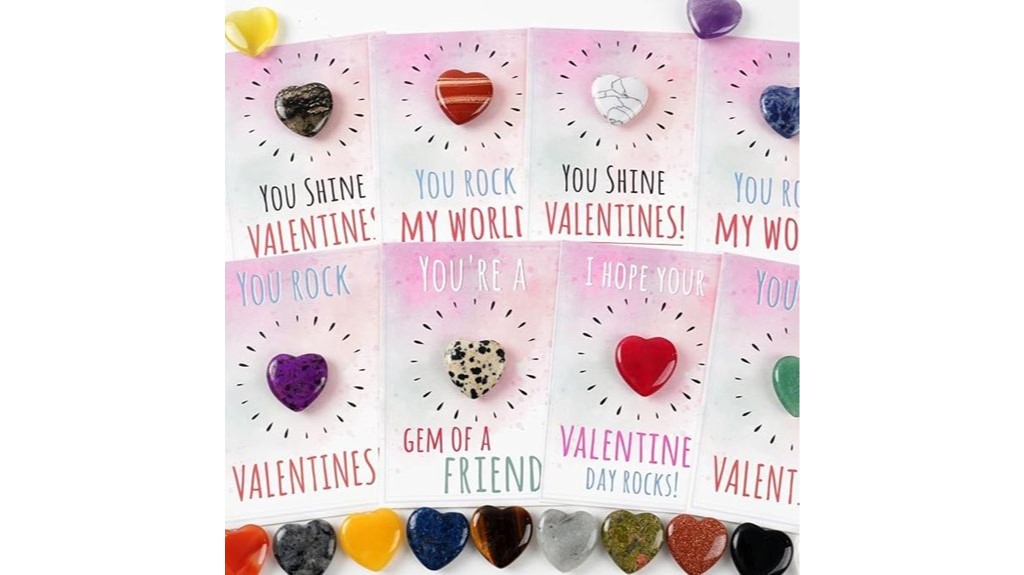 valentine s cards with stones